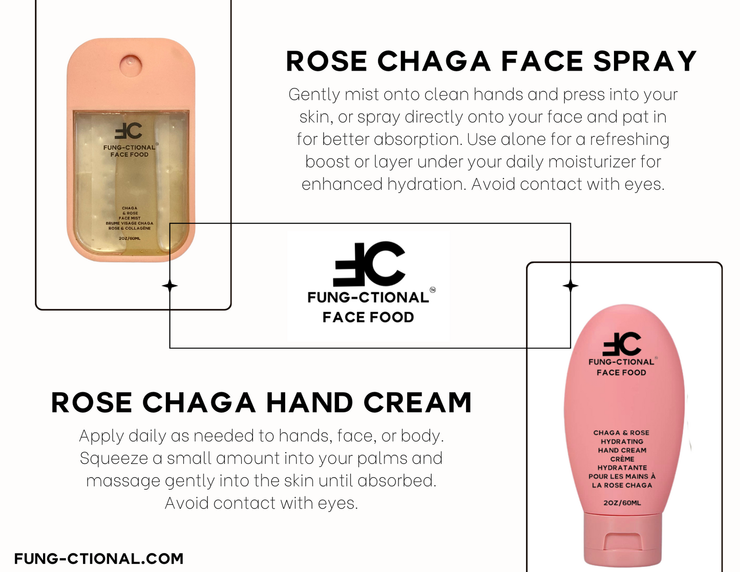 Fung-Ctional Face Food - Chaga & Rose Face Spray | 2oz