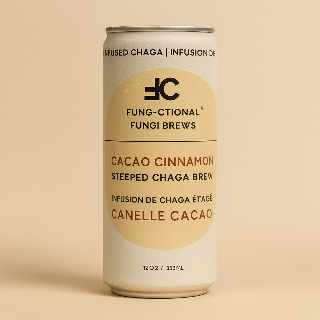 Fung-Ctional Steeped Chaga - Cacao & Cinnamon | 12oz 4 PACK
