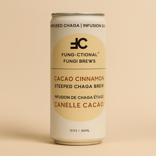 Fung-Ctional Steeped Chaga - Cacao & Cinnamon | 12oz 4 PACK